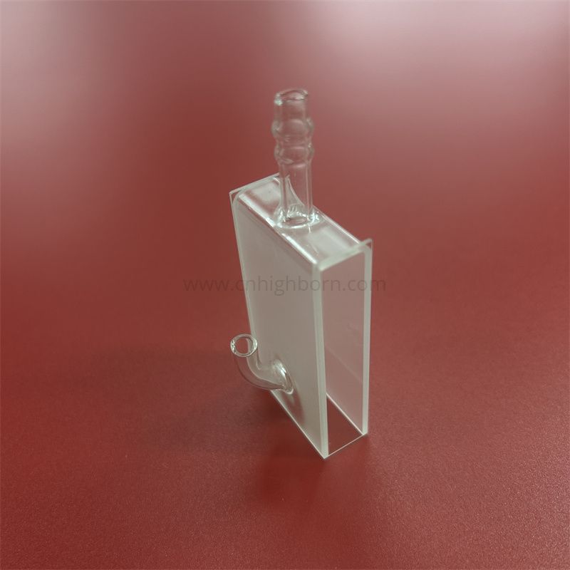 Cuvette en verre de cellule de quartz optique standard claire adaptée aux besoins du client