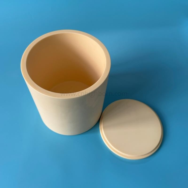 Pot de broyage en céramique d'alumine, pot de broyeur à boulets Al2O3