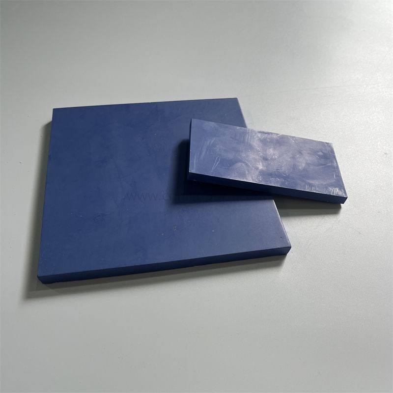 Plaque vierge en feuille bleue en céramique de zircone stabilisée à l'yttria