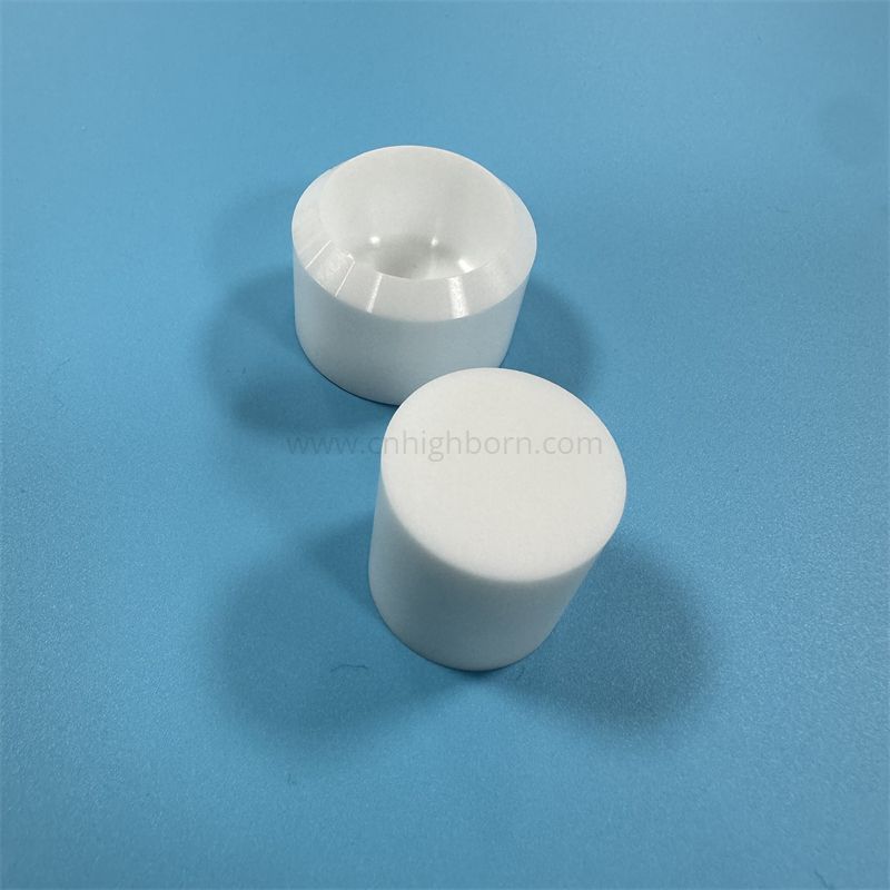 Pot ZrO2 de pot de zircone d'isolant adapté aux besoins du client par céramique industrielle
