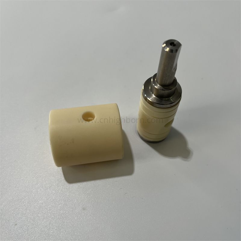 99%Al2O3 tige de piston en céramique pour le remplissage de la pompe doseuse