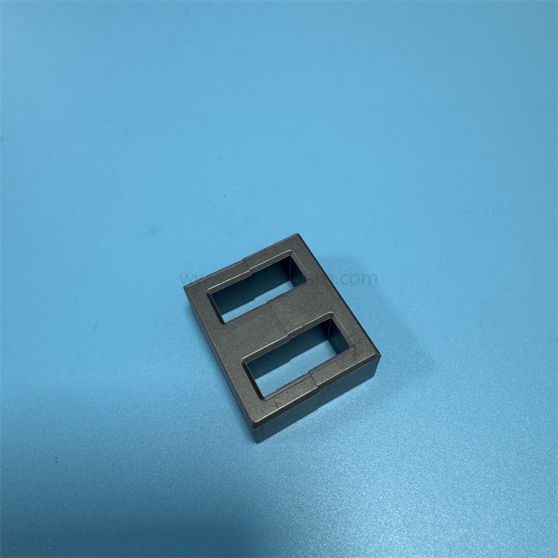 Noyau de ferrite de bloc magnétique doux personnalisé pour transformateur de puissance industriel