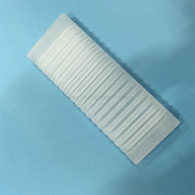 Support de plaquette de quartz de silice givrée à haute température 