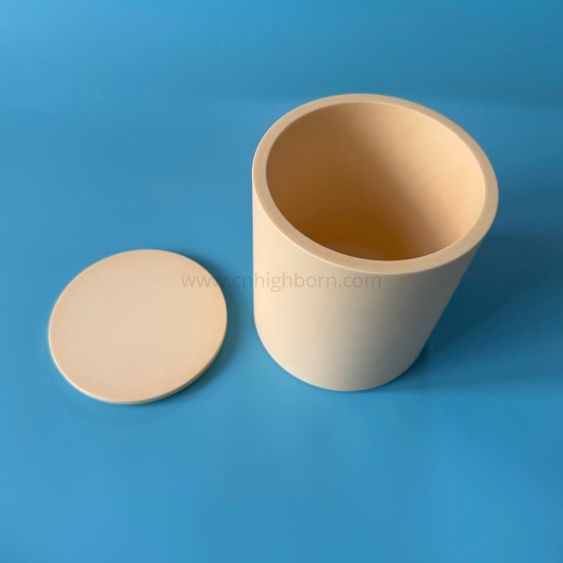 Pot de broyage en céramique d'alumine, pot de broyeur à boulets Al2O3